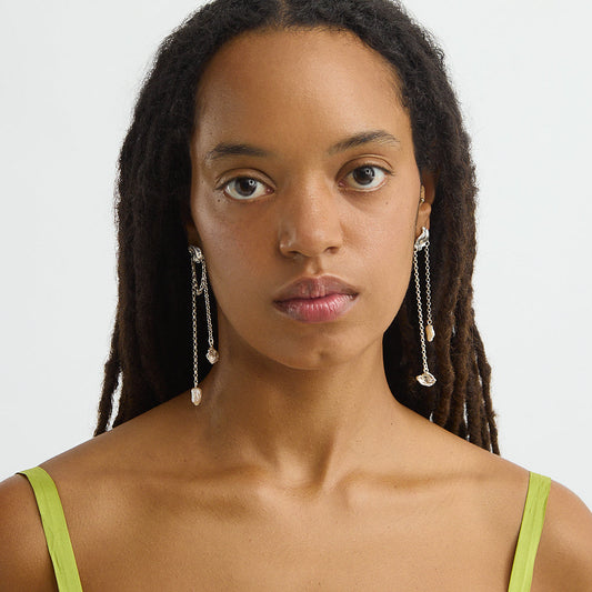 Cloud Pearl Drops Earrings