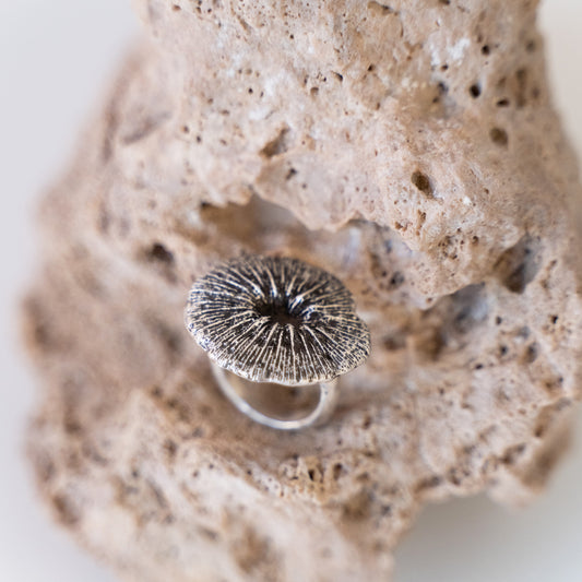 Mushroom Coral Ring