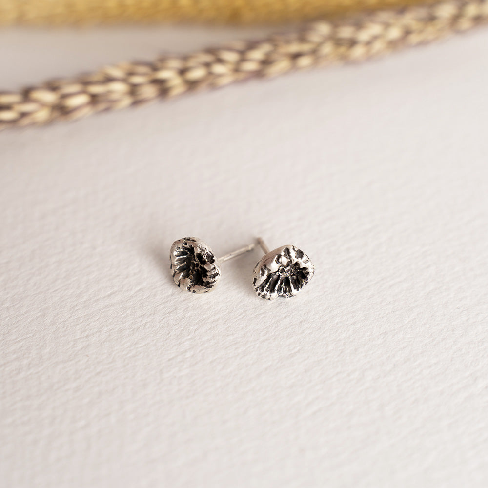 Small Coral Studs Earrings