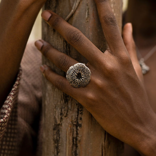 Mushroom Coral Ring