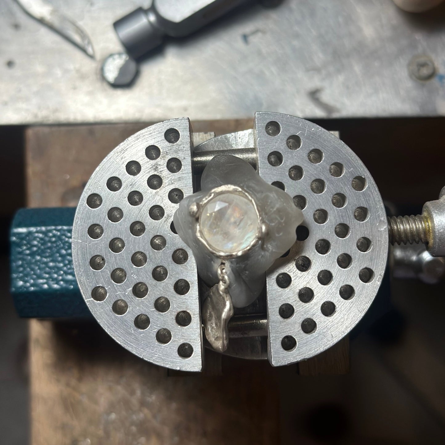 Moonstone Water Drop Earrings