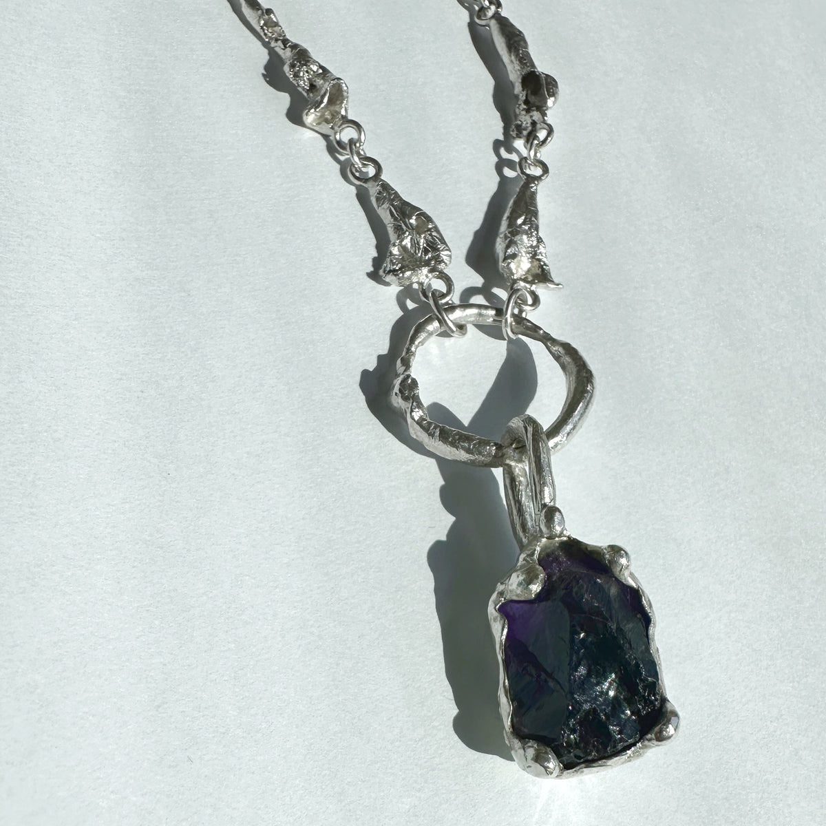 Amethyst Water Drops Necklace
