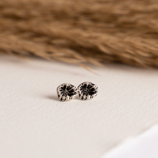 Small Coral Studs Earrings
