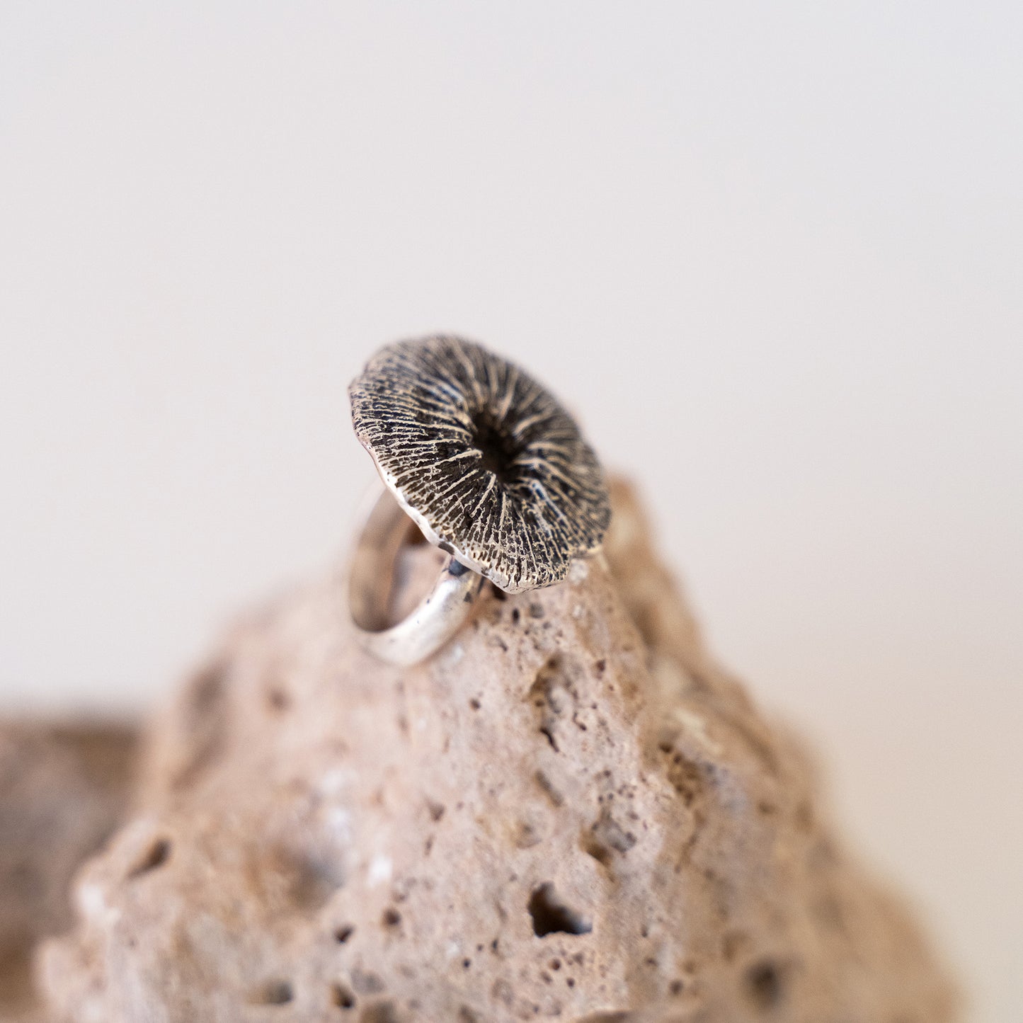 Mushroom Coral Ring