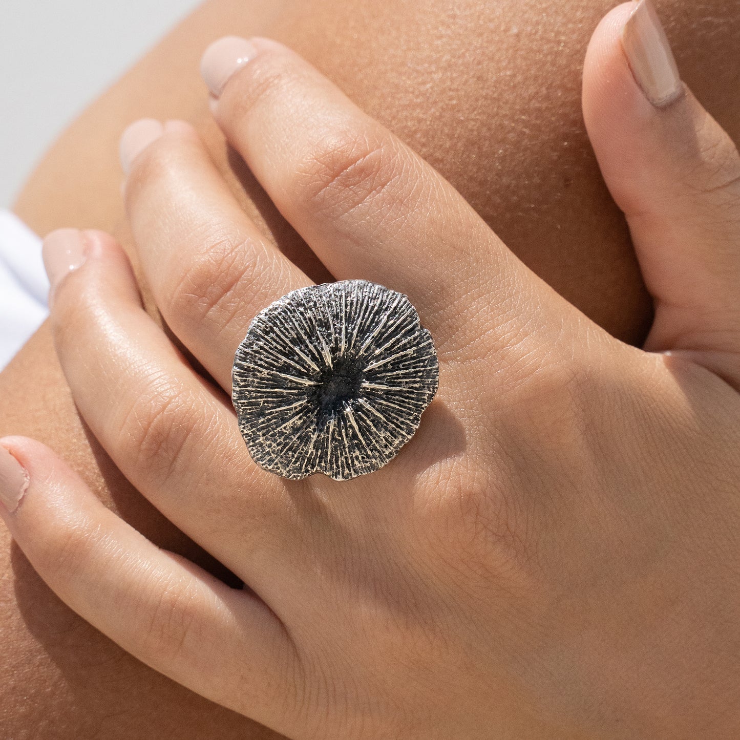 Mushroom Coral Ring