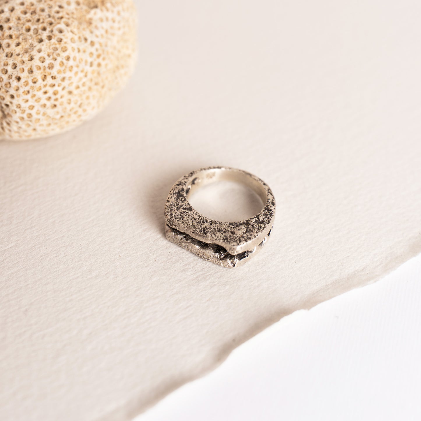 Cracked Signet Ring