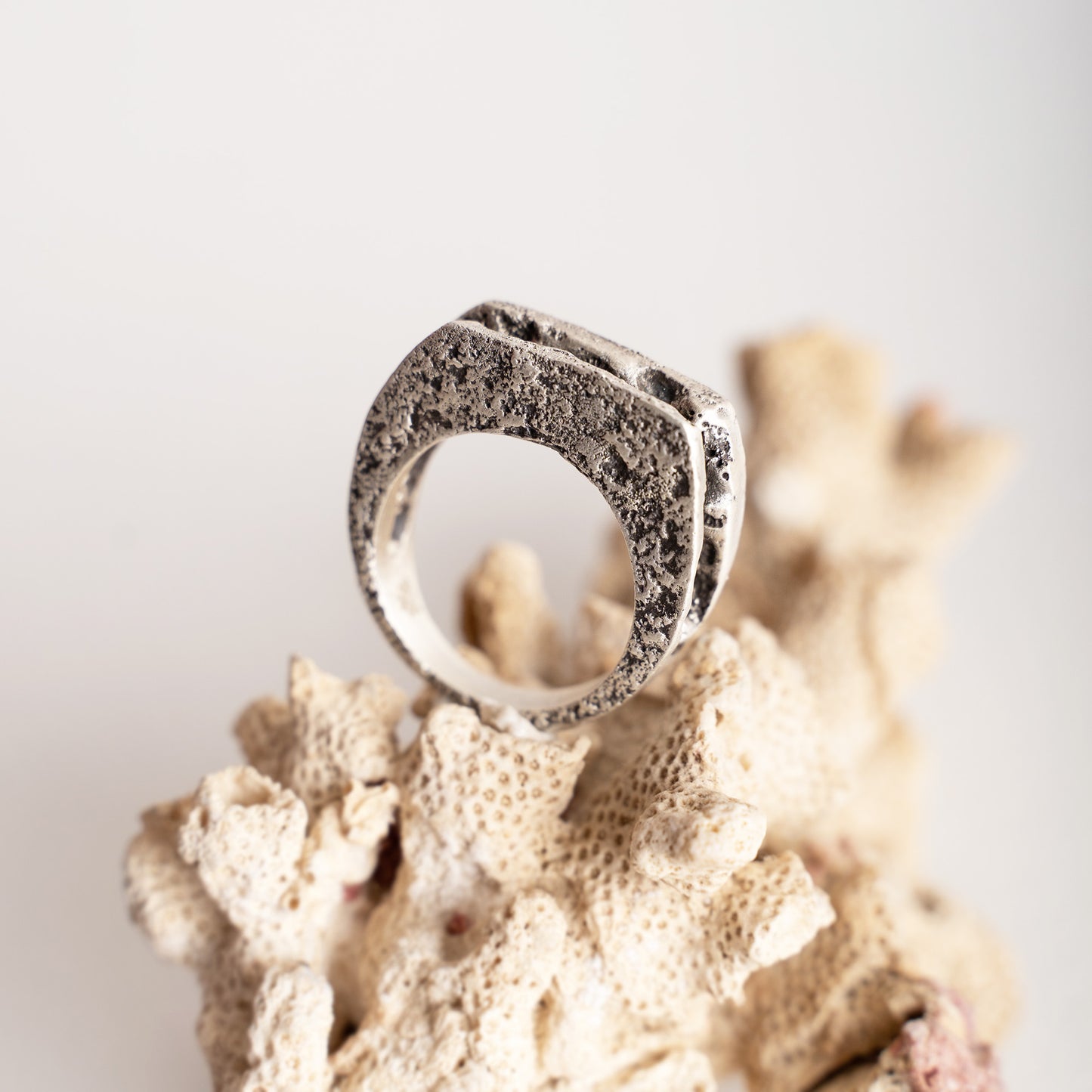 Cracked Signet Ring