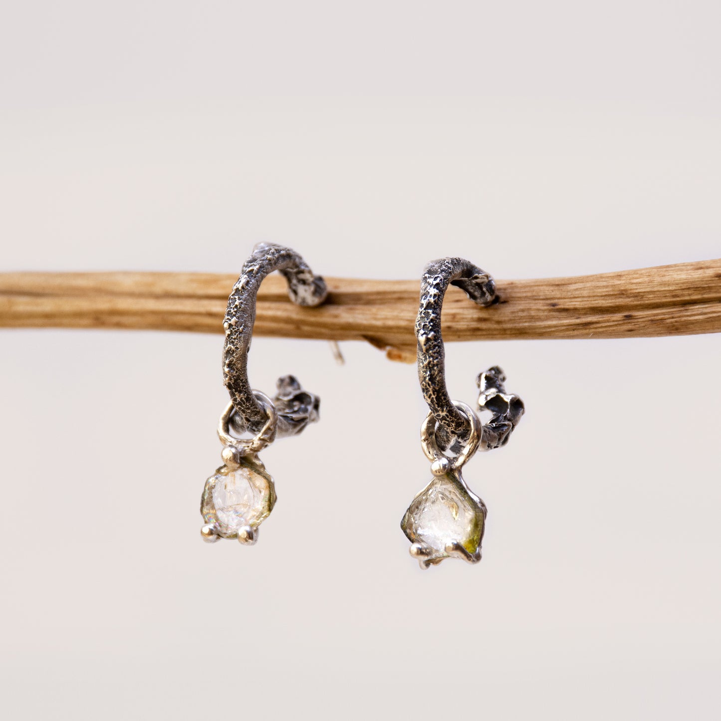 Twig Hoop Earrings